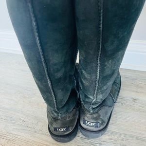 Size 11 Black Tall Ugg Boots Women